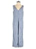 BeachLunchLounge Stripes Blue Jumpsuit Size XS - photo 1