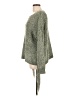 Bibi 100% Polyester Tweed Green Pullover Sweater Size L - photo 5