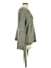 Bibi 100% Polyester Tweed Green Pullover Sweater Size L - photo 4