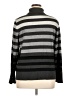 Investments Stripes Gray Turtleneck Sweater Size 1X - photo 2
