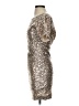 Molly Bracken 100% Polyester Metallic Silver Cocktail Dress Size XS - photo 5