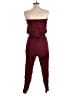 Sofia Collections Solid Burgundy Jumpsuit Size XL (estimated) - photo 2