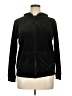 Gloria Vanderbilt Black Zip Up Hoodie Size XL - photo 1