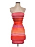 Shein Color Block Orange Cocktail Dress Size 2 - photo 1