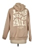 Shein 100% Polyester Tan Pullover Hoodie Size 6 - photo 2