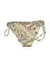 Assorted Brands Paisley Yellow Green Swimsuit Bottoms Size 4 - photo 2