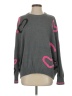 Splendid Hearts Gray Pullover Sweater Size S - photo 1