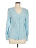 Assorted Brands Blue Long Sleeve Blouse Size M - photo 1