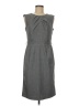 Studio 1 Chevron-herringbone Gray Casual Dress Size 8 - photo 1