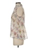 CAbi 100% Polyester Floral Ivory Sleeveless Blouse Size S - photo 5