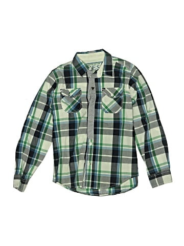 Guess Long Sleeve Button-Down Shirt (view 1)
