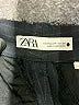 Zara Chevron-herringbone Black Dress Pants Size M - photo 7