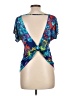 Joyce Leslie Floral Blue Short Sleeve T-Shirt Size L - photo 2