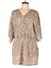 ePretty 100% Polyester Animal Print Tan Romper Size XL - photo 1