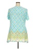 Ruby Rd. Teal Short Sleeve Blouse Size 2X (estimated) - photo 2