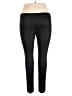 Dots Solid Black Active Pants Size 1X - photo 2