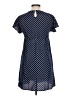 Unbranded 100% Polyester Polka Dots Blue Casual Dress Size 12 - photo 2