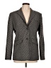 Eddie Bauer Houndstooth Gray Wool Blazer Size 12 - photo 1