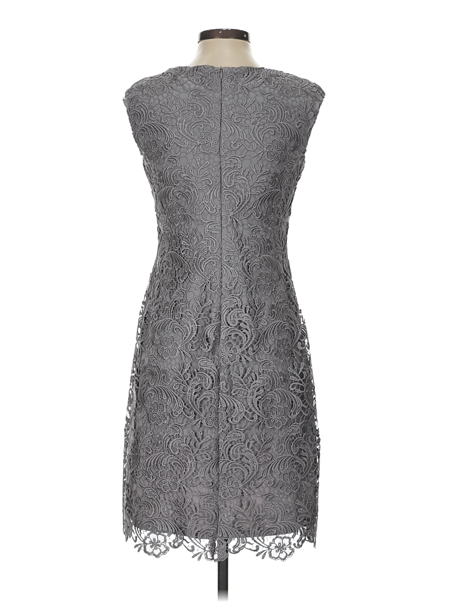 chinese dress ladies RALPH LAUREN Size 10 Black Cotton Blend Lace Short Sleeve Dress  Sui  Generis Designer Consignment