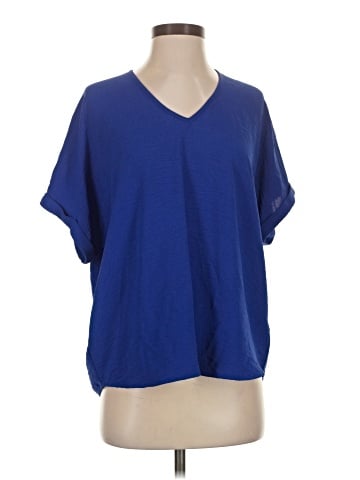 She + Sky Short Sleeve Blouse (view 1)
