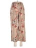 Unbranded Floral Tan Casual Pants Size XS - photo 1