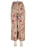 Unbranded Floral Tan Casual Pants Size XS - photo 2