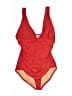 J.Crew Solid Red One Piece Swimsuit Size 12 - photo 1