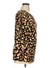 Thalia Sodi Animal Print Gold 3/4 Sleeve Blouse Size XL - photo 4