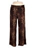 IMAN Animal Print Brown Casual Pants Size 1X - photo 1