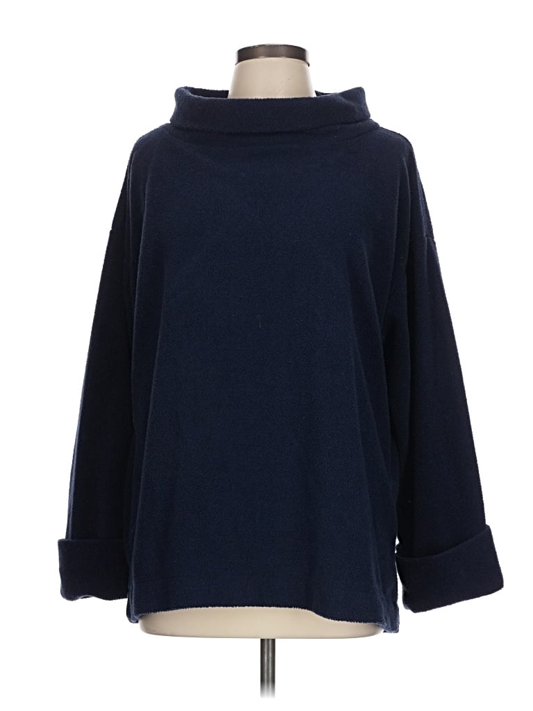 Pre-owned Ann Taylor Loft Turtleneck Sweater In Blue