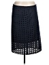 H&M 100% Polyester Polka Dots Blue Formal Skirt Size 8 - photo 1