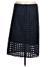 H&M 100% Polyester Polka Dots Blue Formal Skirt Size 8 - photo 2
