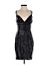 Guess Metallic Black Cocktail Dress Size 0 - photo 1