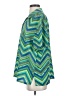 BonWorth 100% Polyester Chevron-herringbone Green Short Sleeve Blouse Size S - photo 5