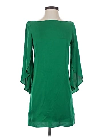 Milly 3/4 Sleeve Silk Top (view 1)