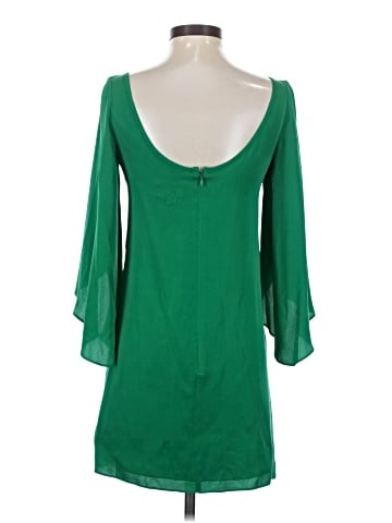 Milly 3/4 Sleeve Silk Top (view 2)