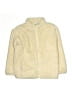 Assorted Brands Solid Ivory Fleece Jacket Size 130 cm / US 8 - photo 1