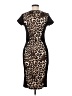 Annabelle Animal Print Brown Cocktail Dress Size M - photo 2