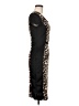 Annabelle Animal Print Brown Cocktail Dress Size M - photo 4