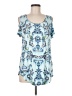 JM Collection Blue Sleeveless Blouse Size M - photo 1