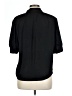 T Tahari 100% Polyester Black Short Sleeve Blouse Size L - photo 2