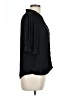 T Tahari 100% Polyester Black Short Sleeve Blouse Size L - photo 4