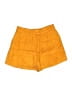 Express Solid Orange Shorts Size 4 - photo 2