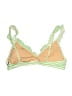 J.Crew Stripes Green Swimsuit Top Size L - photo 2