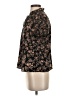 Shein 100% Polyester Floral Black Short Sleeve Blouse Size 4 - photo 5