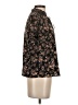 Shein 100% Polyester Floral Black Short Sleeve Blouse Size 4 - photo 4