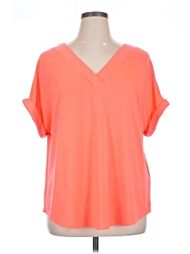 Shein Curve Short Sleeve Blouse