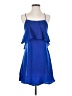 LUCCA 100% Polyester Blue Casual Dress Size S - photo 1