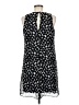Calvin Klein 100% Polyester Stars Black Casual Dress Size 8 - photo 2