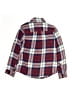 Ocean + Coast 100% Cotton Plaid Red Long Sleeve Button-Down Shirt Size 5 - photo 2